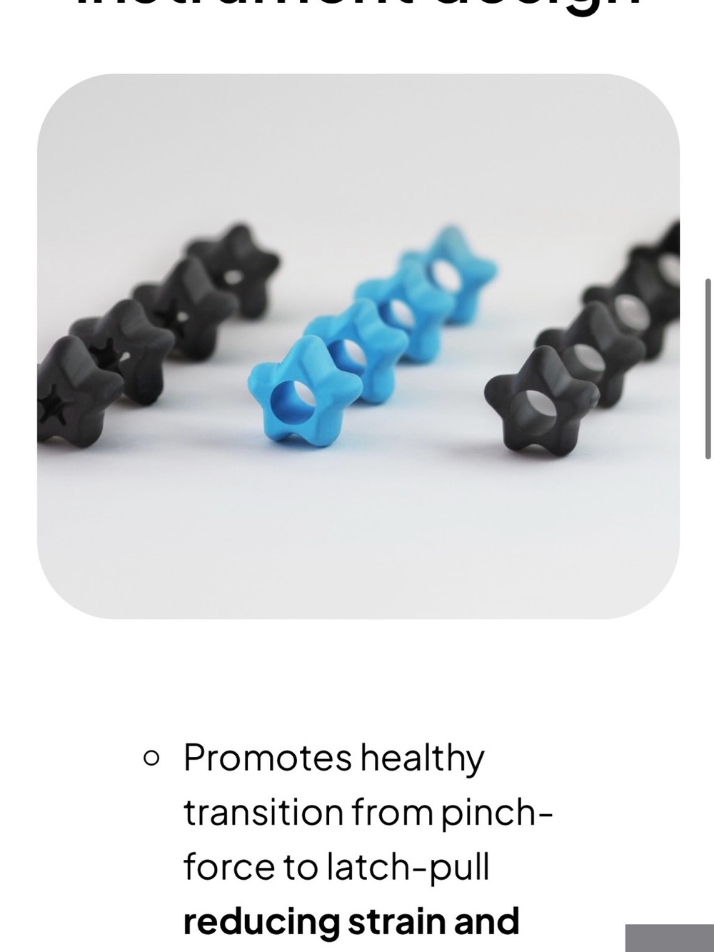 Herd Star-Shaped instrument Grips for dental instruments